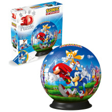 Ravensburger Sonic The Hedgehog Hedghog - 3D Puzzles for Kids Age 6 Years Up - 72 Pieces - No Glue Required