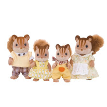 Sylvanian Families 4172 Walnut Squirrel Family, Multicolor