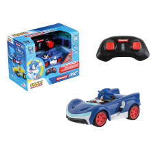 Carrera RC Sonic 370430022 - Team Sonic Racing Mini RC - Sonic With Precise 2.4GHz Control - 1:43 Scale - Up To 5 Kmh - Ready-To-Run, Suitable For Ag