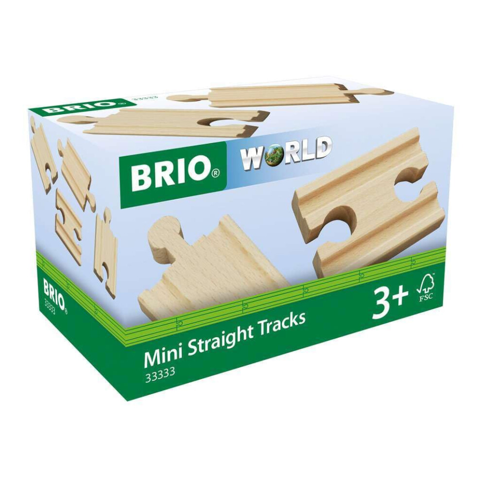Brio World Railway Track - Mini Straights