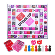 Hlayshing Drinking Game for Adults,Adult Monopoly Board Game,Truth Or Dare Game Adult for 2-8 Players,Icebreaker Party Game for Girls Night Bachelore