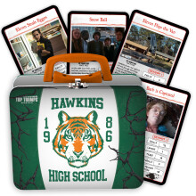 Top Trumps Stranger Things Tin Case Collector Version - 1 Deck of Dedicated Playing Game Cards for 2 plus players makes a great gift for ages 15 plus