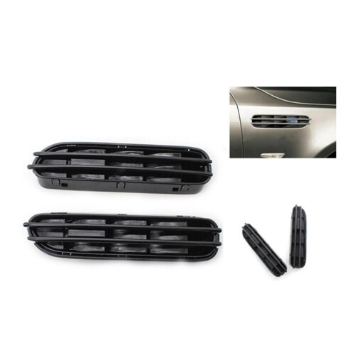 Car Matte Black  Side Panel Grilles Vents for  5 Series E39 E60  Ventilation Mesh 51137896849 51137896850 1