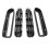 Car Matte Black  Side Panel Grilles Vents for  5 Series E39 E60  Ventilation Mesh 51137896849 51137896850 5