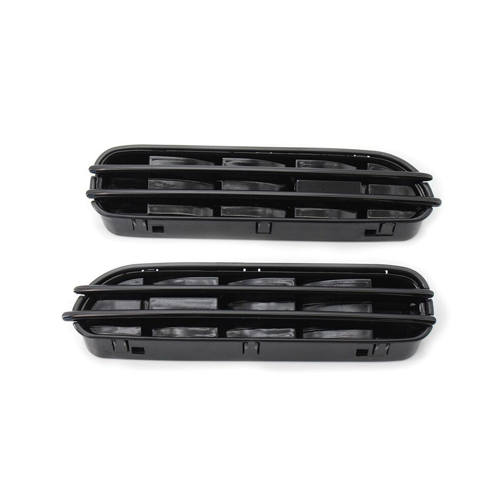 1Pair Car Side Wing Air Flow Vents Grille Grill For E60/E61 E39 M5 Glossy Black 6032503568088