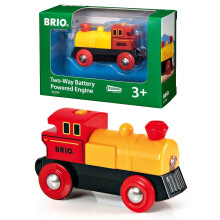 BRIO World Two Way Battery Powered Engine Train for Kids Age 3 Years Up - Compatible with all BRIO Railway Sets & Accessories