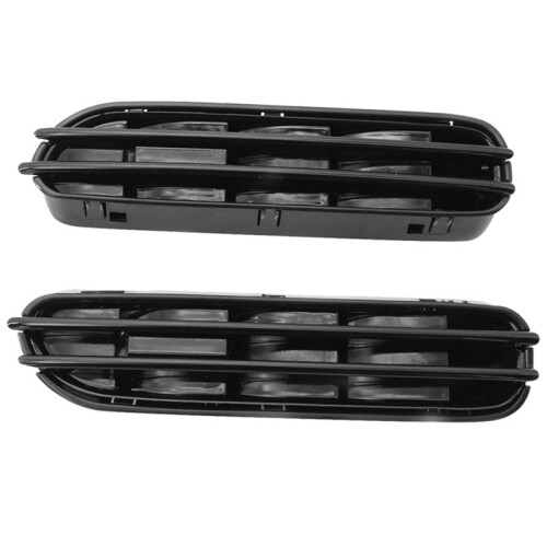 Car Matte Black  Side Panel Grilles Vents for  5 Series E39 E60  Ventilation Mesh 51137896849 51137896850 2