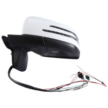 Left Rear View Mirror Side Door Mirror White for W463 G Class G500 G550 G55 G63 G65 1992-2017