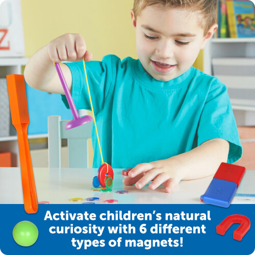 Learning Resources Learning Resources STEM Explorers Magnet Movers, Ages 5–9, Magnetic Science Kit, Hands-On Physics Experiments 2