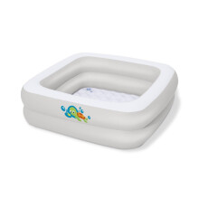 Bestway Inflatable Baby Bath Tub, Portable and Lightweight for Home and Travel, Inflatable Soft Floor, White