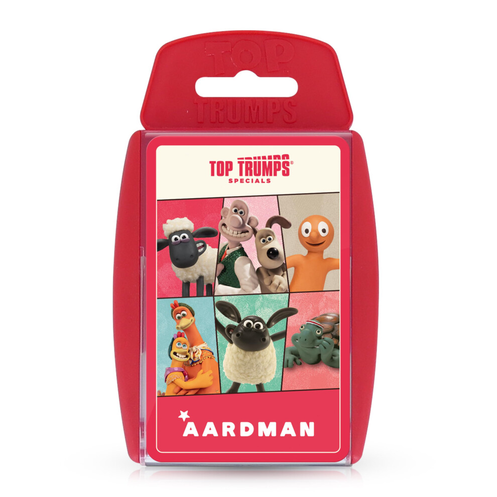 Top Trumps Aardman Specials Card Game, Play With Wallace, Gromit, Feathers Mcgraw, Shaun The Sheep And Even Morph! In This Educational Packed Game, G