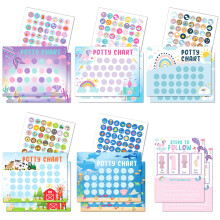 Potty Training Reward Chart for Toddler with 315 PCS Potty Training Stickers 17 PCS Sticker Chart for Girls Potty Training Kids Reward Stickers for T