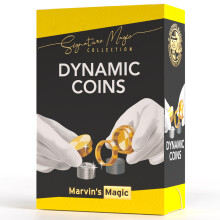 Marvin's Magic - Signature Dynamic Coins Amazing Trick Set - Precision Brass Magic Trick with Props and Instructions - Classic Coin Illusion for Teen