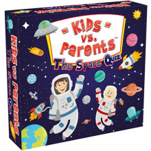 The Space Board Game for Kids Trivia Quiz Family Party Table Game | Kids vs Parents The Space Quiz | Age 6+