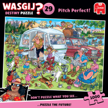 Wasgij Destiny 29, Pitch Perfect - Unique 1000 Piece Jigsaw Puzzle for Adults - Colourful, Puzzling, Challenging & Brainteasing Adult Jigsaws - 100%