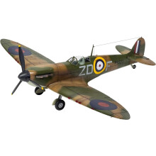 Airfix Model Set - A05126A Supermarine Spitfire Mk.Ia Model Building Kit - Plastic Model Plane Kits for Adults & Children 8+, Set Includes Sprues & D