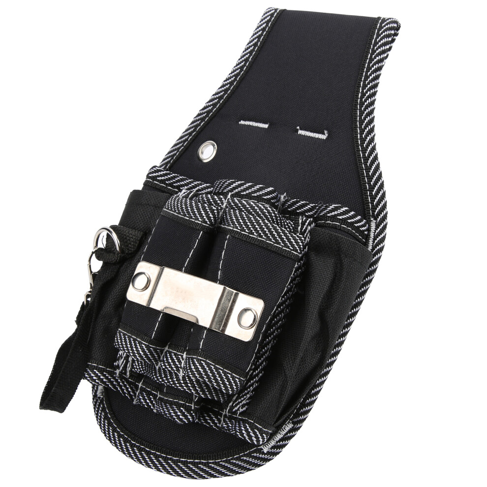 Expert's Choice Heavy Duty Construction Technician Tool Pouch, Multi-Function Drill Holder For Professional Electrician, Lightweight Portable 9340258027062