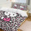 (240CM X 260CM) Pink Leopard Hello Kitty Comforter Set Soft 3 Pcs Twin Bedding Sets Thicken 1
