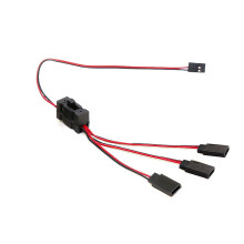 1PZ RC Servo Extension da 1 un 3 Y Wire Cable LED Interruttore di Alimentazione per il Controllo Della Luce per JR Futaba RC Model