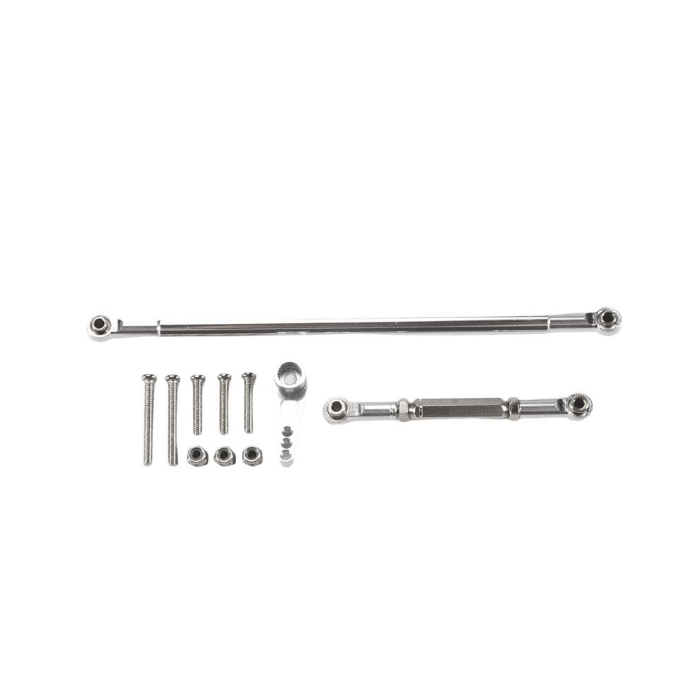 For Mn86s Mn86 Mn86ks Mn86k Mn G500 Upgrade Parts Metal Steering Pull Rod Servo Link Rod 1/12 Rc Car Accessories, Silver 6033130305961