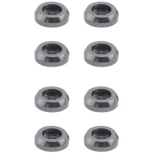 8Pcs Metal Connecting Rod Screw Gasket Shim Washer Rest for WPL C14 C24 C34 C44 MN D90 D91 D99S RC Car,Grey