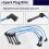 32700-PTO-000  Wire Set, High Performance Ignition Wire for   del  1992-2002 4