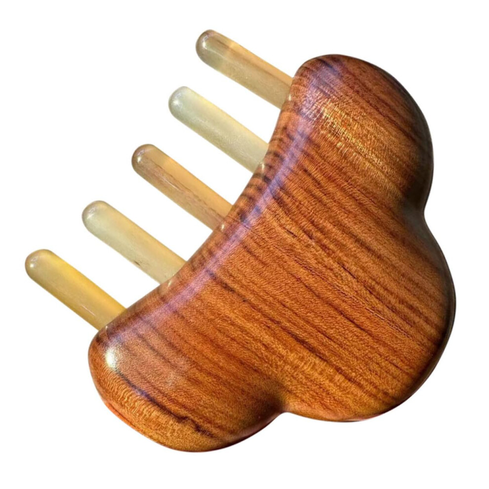 Wooden Scalp Massager Comb for Hair Growth and Headache Relief Gua Sha Facial Brush