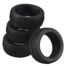 4Pcs 110mm 1/8 RC Off-Road Buggy Car Rubber Tire Tyre for HSP Redcat Losi HPI MP9 Hobao Upgrade Parts