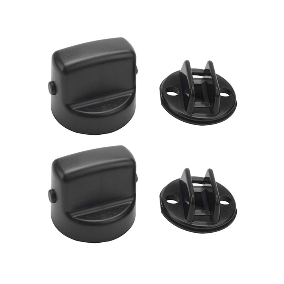 2Pcs Ignition Start Knob Cap & Insert For Keyless Lancer Outlander 4408A167 4408A031 Black 6133136177927
