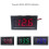 LED Digital Display Two-Wire AC Voltage Meter Heads Two-Wire Digital Voltage Meter AC70V-500V 6