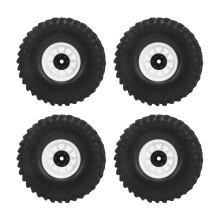 RC Car Tires Wheels Wear Resistance Antislip Rubber Tire Durable Construction Shock Absorption Universal Compatibility Professional Plastic Rubber Tir