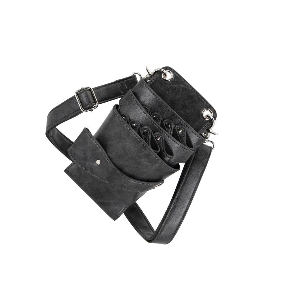 Retro Hairdressing Waist Pack Stylish Barber Bag With Adjustable Strap