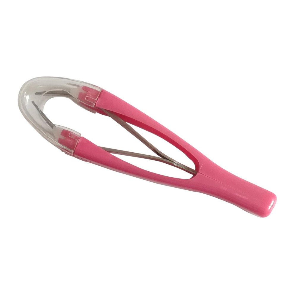 Pink (, 9.2Cm) Precision Eyebrow Tweezers Slant Tip Brow Removal Clips For