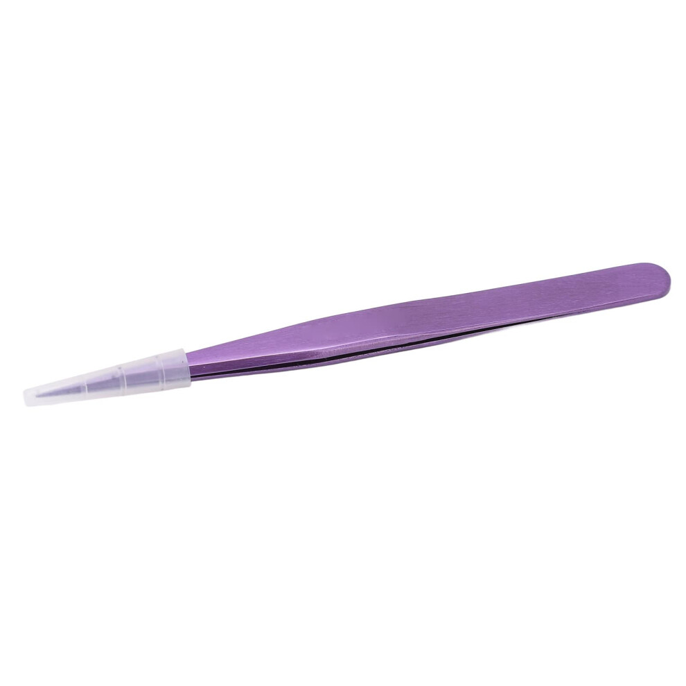 Precision Tweezers Stainless Steel Ultrafine Tips Antimagnetic For Pcb Electronics 4.3In 9382693067098
