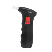 Breathalyzer Alcohol Tester Professional Digital LCD With 5 Mouthpieces Black
