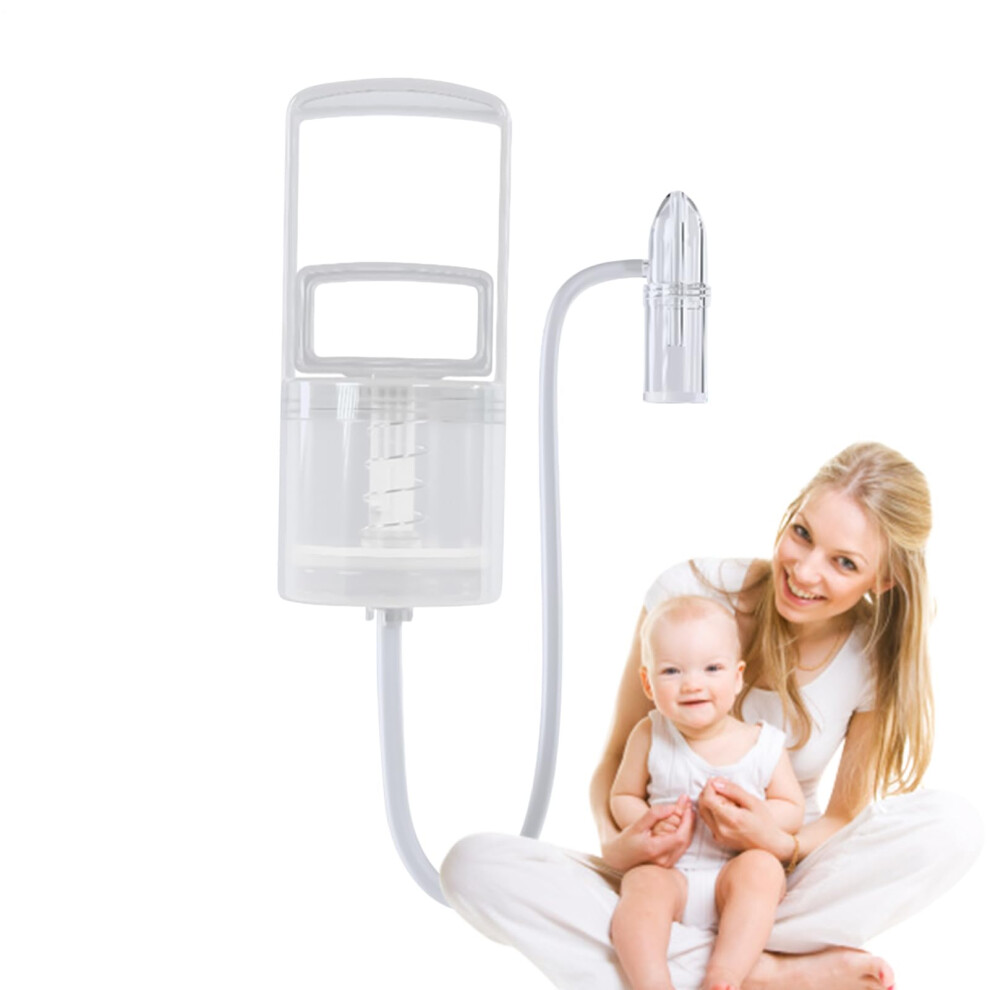 Baby Nasal Aspirator Manual Nose Cleaner for Babies with Easy Clean Ergonomic Grip and Gentle Suction