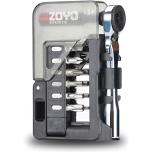 12 in 1 Ratchet Screwdriver Set S2 Steel Bits Extension Bar Compact Repair Kit for Bike Electronics Home