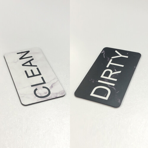 Clean dirty dishwasher magnet indicator kitchen easy to read 2