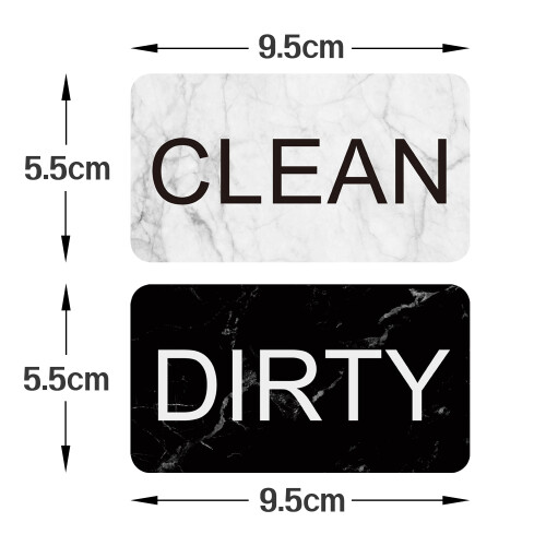 Clean dirty dishwasher magnet indicator kitchen easy to read 1