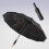 Ombrello Automatico Antivento con 48 Stecche Rinforzate per Tempeste Black 3