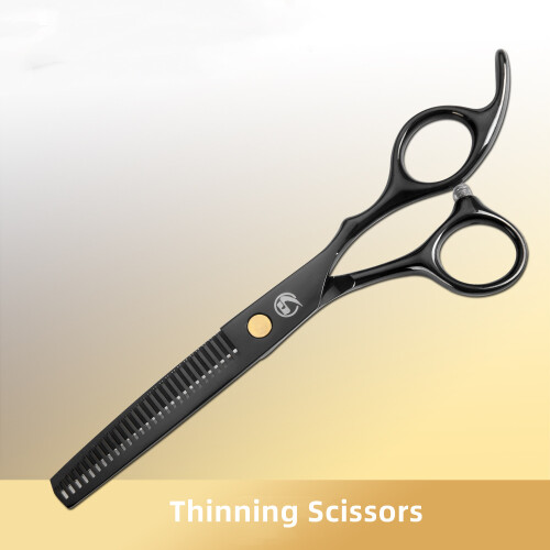 Hair Cutting Scissors Set 10 Pieces Black 2