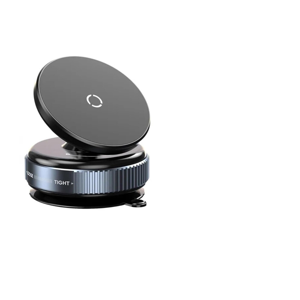 Car Phone Holder With Secure Magnetic Grip, 360 Rotation And Universal Suction Cup Mount (Black) Black 9199774935067