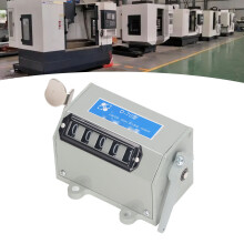 Zählwerktaster 5-stellig, mechanisch, resetbar, 220V, für Maschinengebrauch