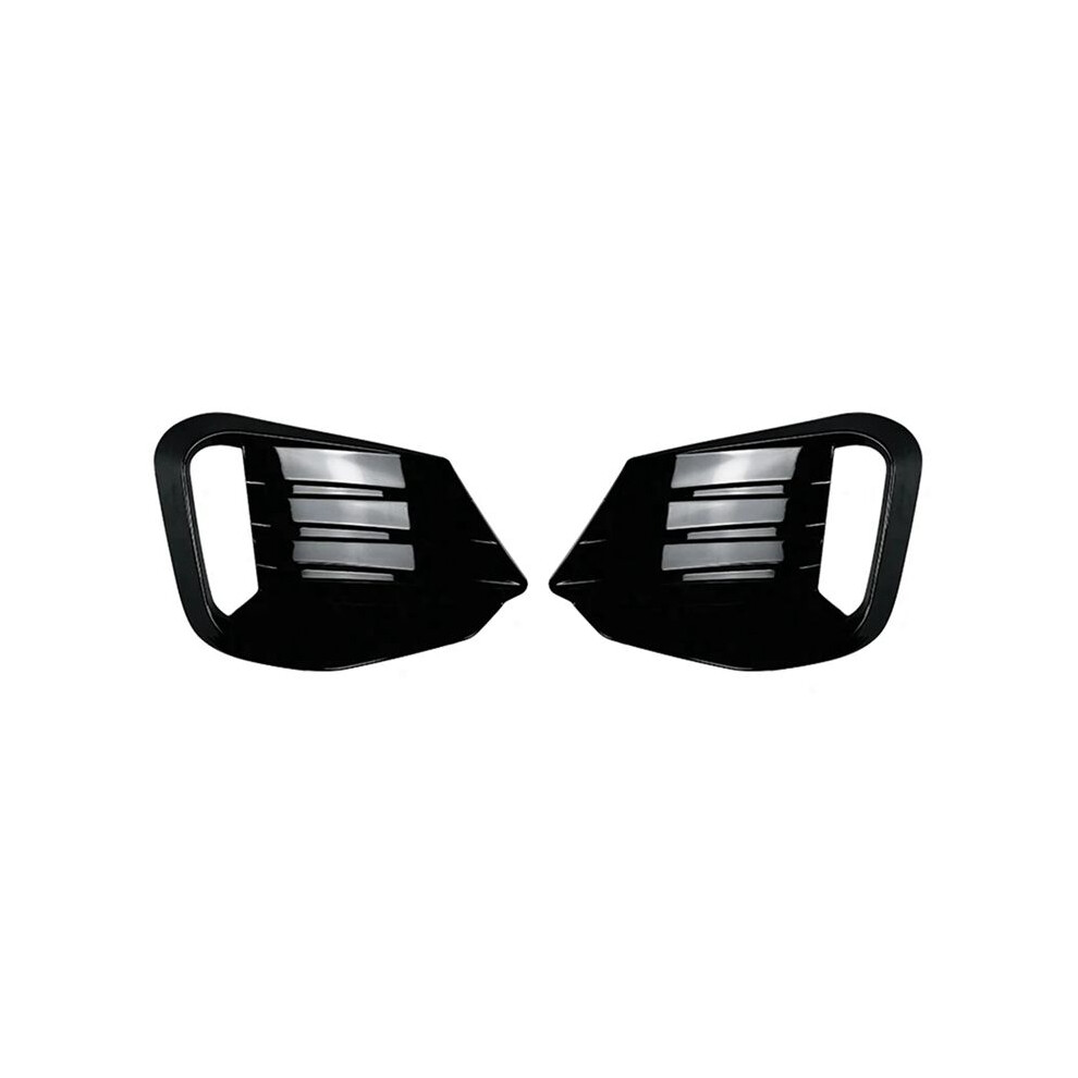 For 3 Series G20 G21 Lci M Sport 2023+ Front Fog Lamp Grille Decorative Cover Stickers Side Canards Splitters Black 6032472341835