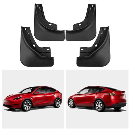 Car Mud Flaps  Guard Mudguard Mudflaps  External Cover for  Model Y 2021-2024 Small Version 2