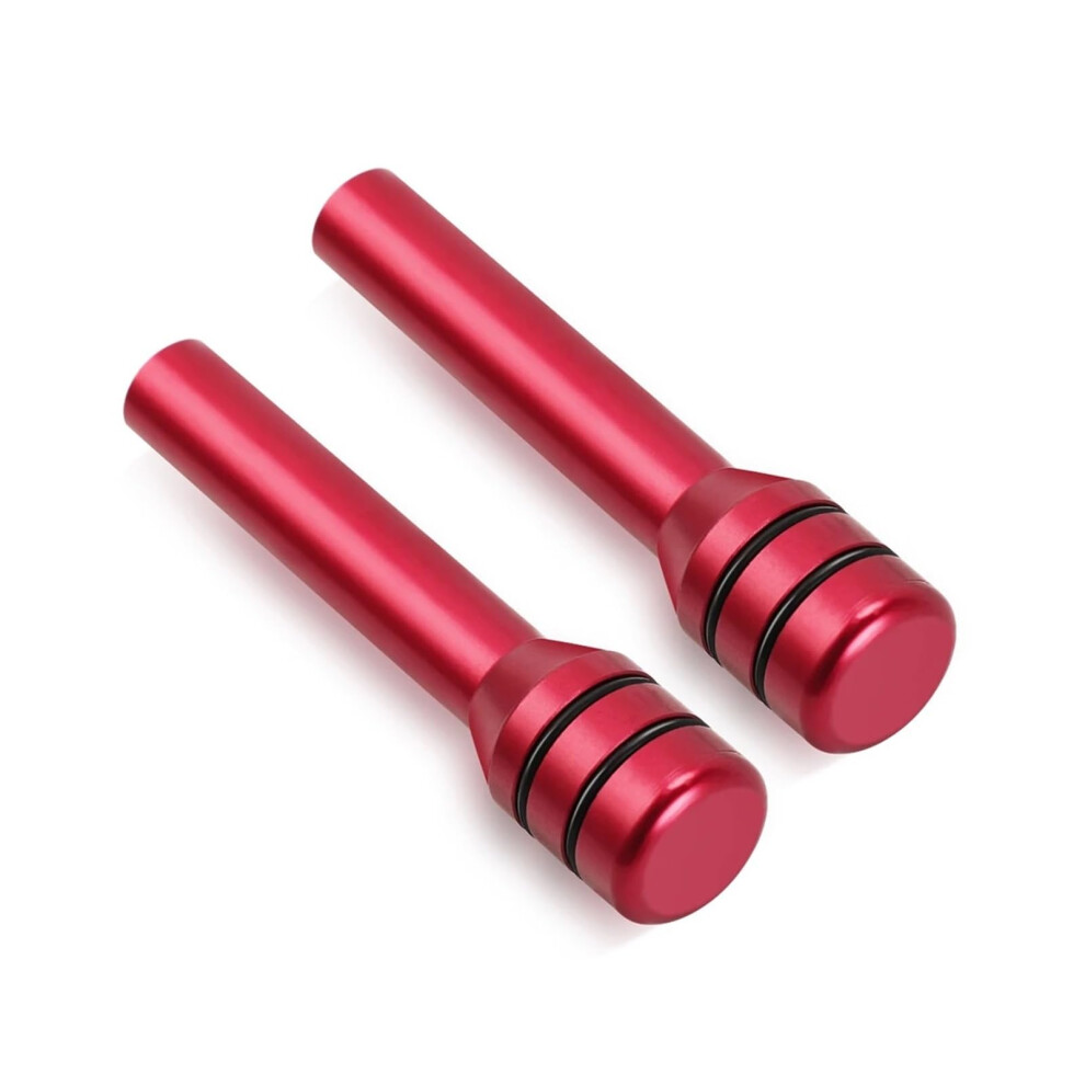 Aluminum Car Door Lock Knob Pin Cover For Honda Civic 20062011 And Accord 2003 Upgrade Red 9347817473537