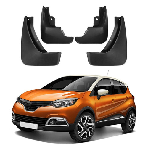 4PCS Car Mudguard Mud Flaps  Mud Guard  for  Captur 2013-2019 2