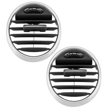 Left+Right Dash AC Air Vent Grill 1648301954 1648302154 for - GL ML X164 Air Outlet Decorative Frame Black
