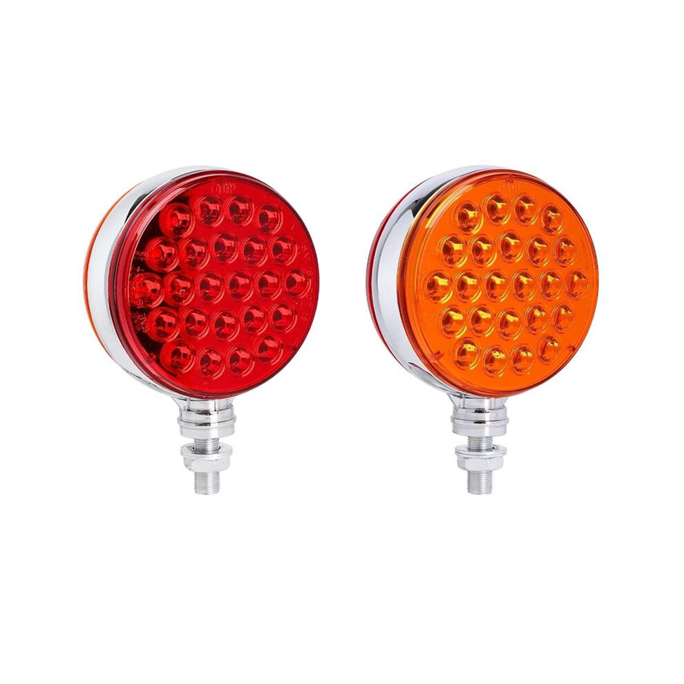 Round Base Fenders S,Led Double Sided Turn Signal S For Semi Truck Trailers, Tail S For Tractor Rvs Light 6034054763905