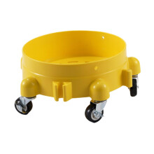 Car Wash Bucket Dolly 360 Swivel 5Wheel Base for Effortless Auto Detailing and Cleaning